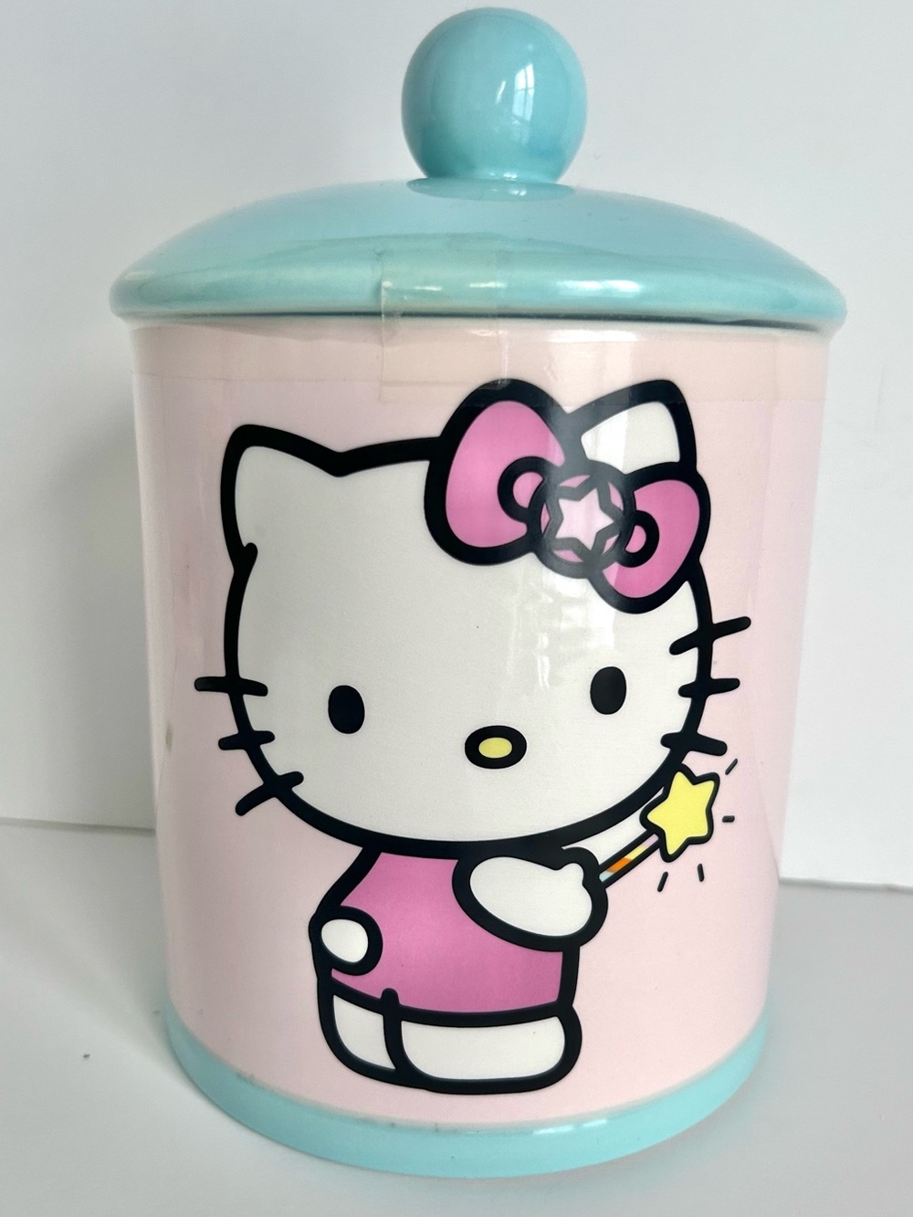 💖NEW Sanrio Hello Kitty Magic Wand Cookie Jar by Silver Buffalo